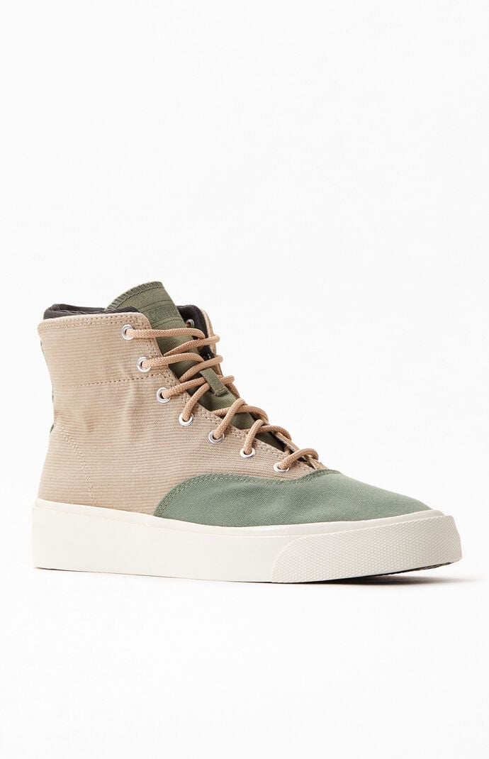 Jungle Cloth Skid Grip High-Top Shoes