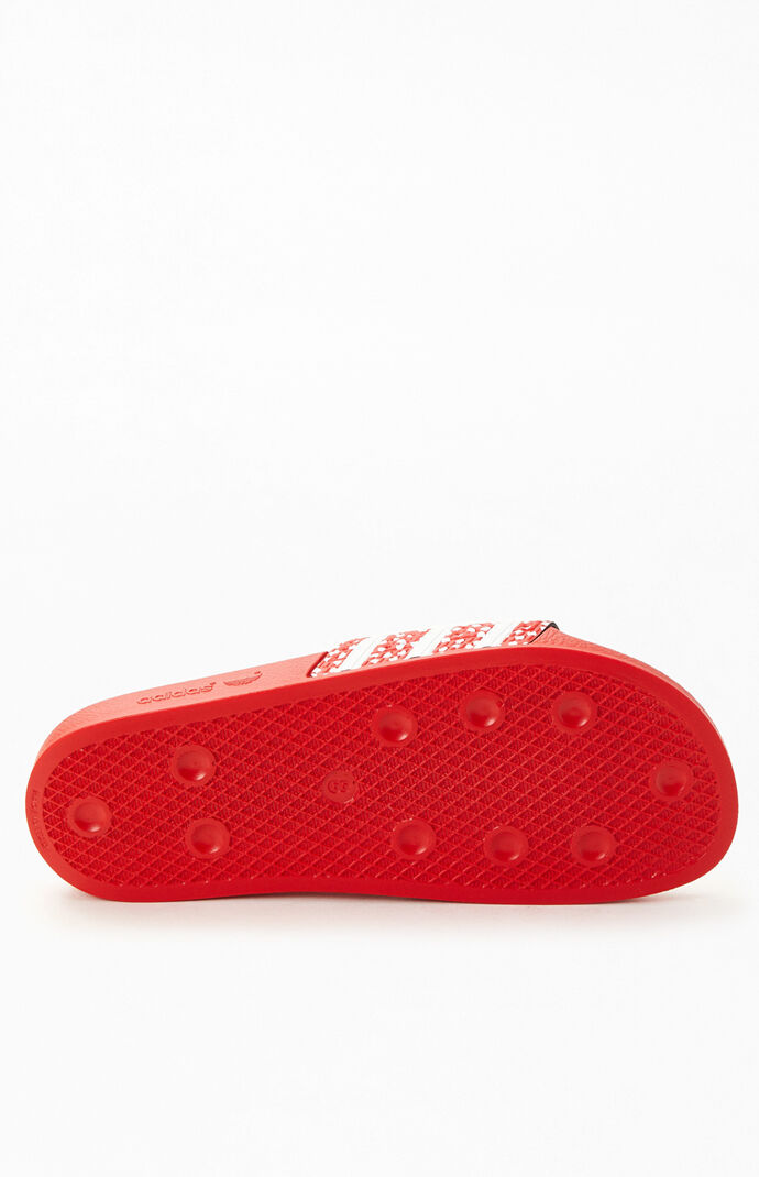 Adilette slides polka dot deals