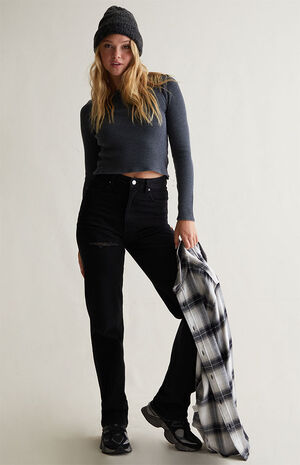 Waffle Knit Long Sleeve Top image number 3