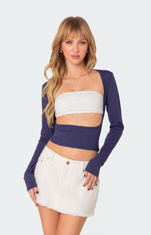 Two Piece Cut Out Bandeau & Top image number 1