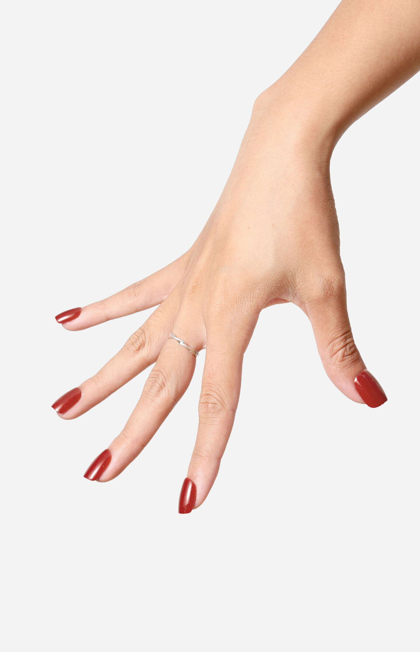 NEVER HAVE I EVER Basic But Make It Boss Square Press-On Nails