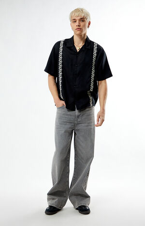 Resort Graphic Oversized Camp Shirt image number 4