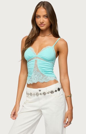 Yanny Lacey Tank Top image number 2