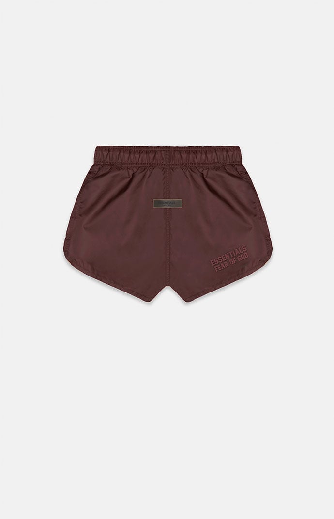 ショーツ FEAR OF GOD ESSENTIALS BURGUNDY HONEYCOMB SHORT Fear of God Essentials Burgundy Honeycomb Short | TheDoubleF