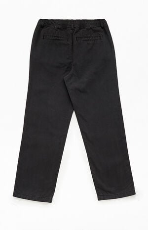 Black Sylas Drawstring Trousers image number 2