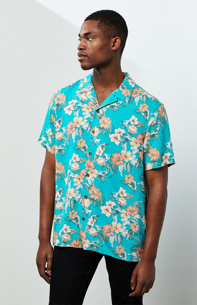 Floz Button Up Short Sleeve Shirt