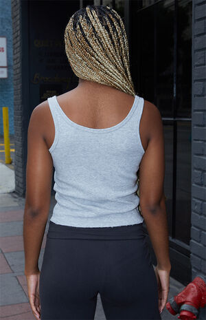 Silver Henley Tank Top image number 4