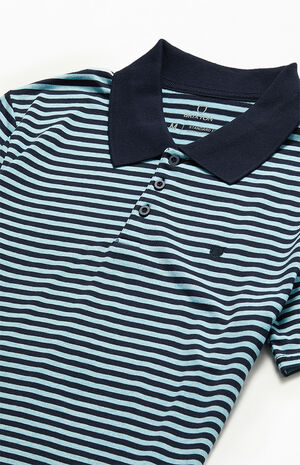 Micro Stripe Knit Polo Shirt Micro Stripe Knit Polo Shirt image number null