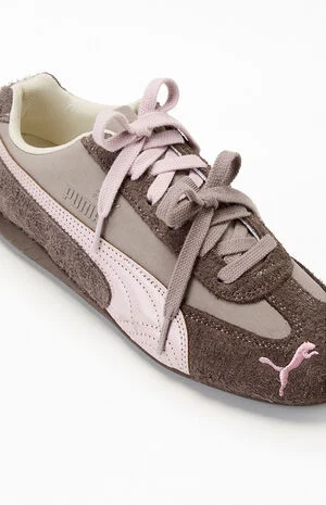 Women's Brown Speedcat Brushed Luxe Sneakers image number 6