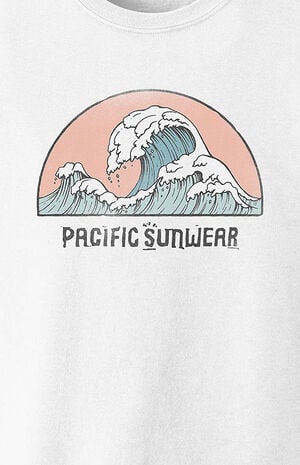 Kids Pacific Sunwear Wave Logo T-Shirt image number 2