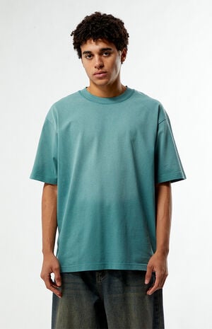 Green Premium Potassium Wash T-Shirt image number 2
