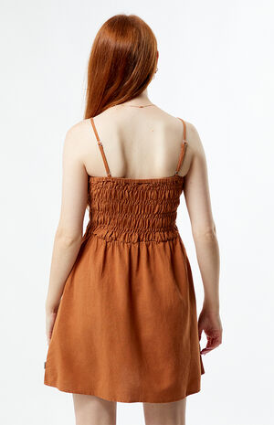 Classic Shirred Mini Dress image number 3