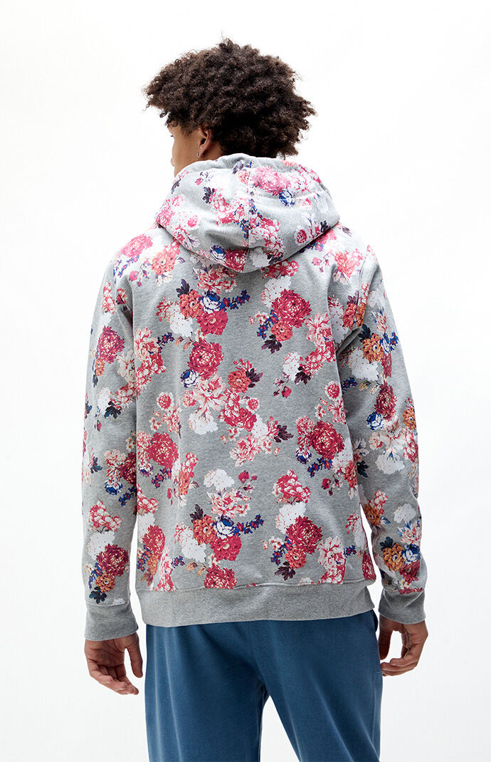 New balance store floral hoodie