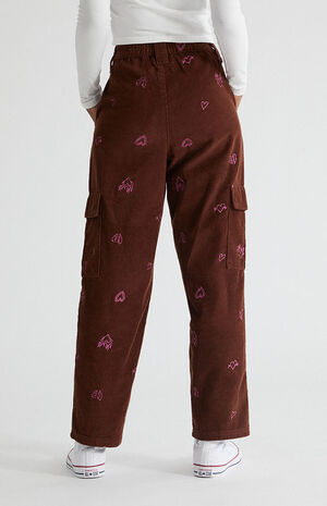 Heartbreaker Corduroy Cargo Elastic Waist Pants image number 4