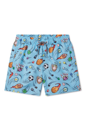 Kids Zoom Balls 5.5" Swim Trunks image number 1