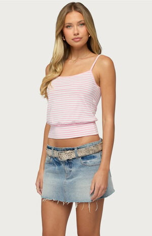 Hazelina Striped Tank Top image number 2