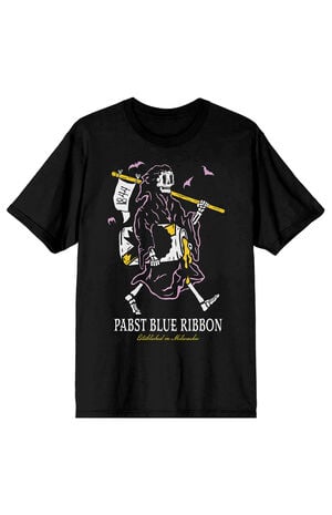 Pabst Blue Ribbon Grim T-Shirt image number 1
