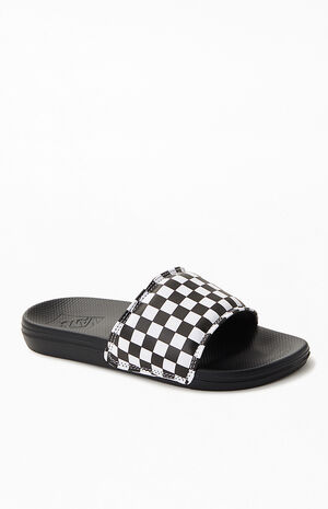 Kids Checker La Costa Slide Sandals image number 1