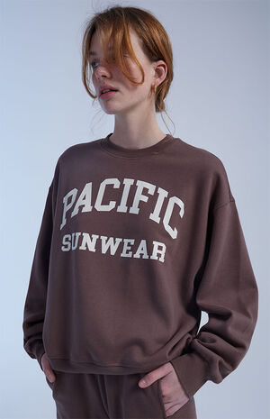 Pacific Sunwear Logo Crew Neck Sweatshirt image number 4
