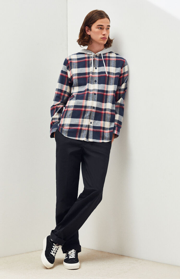 flannel and sweatpants