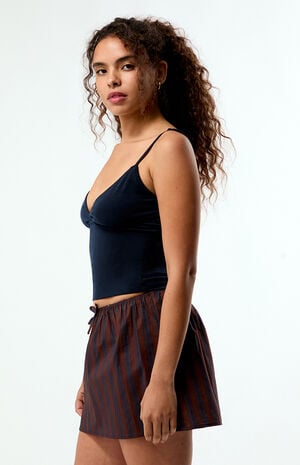 Striped Pull-On Mini Skirt image number 2