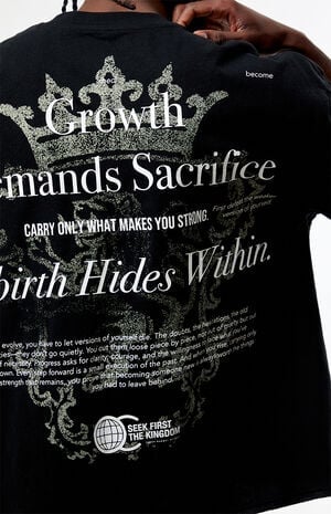 Seek&nbsp;The&nbsp;Kingdom&nbsp;Cropped Boxy T-Shirt image number 4