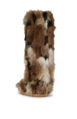 Women's Fennec Brown Flat Boots image number 3