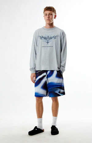 x PacSun Blue Taty Mesh Shorts image number 5