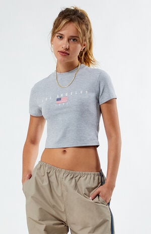 Los Angeles Cropped Baby T-Shirt