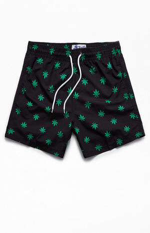 Happy Plant 16" Swim Trunks image number 1