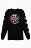 Split Cross Long Sleeve T-Shirt Split Cross Long Sleeve T-Shirt image number null