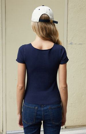 Navy Cinched Top image number 4