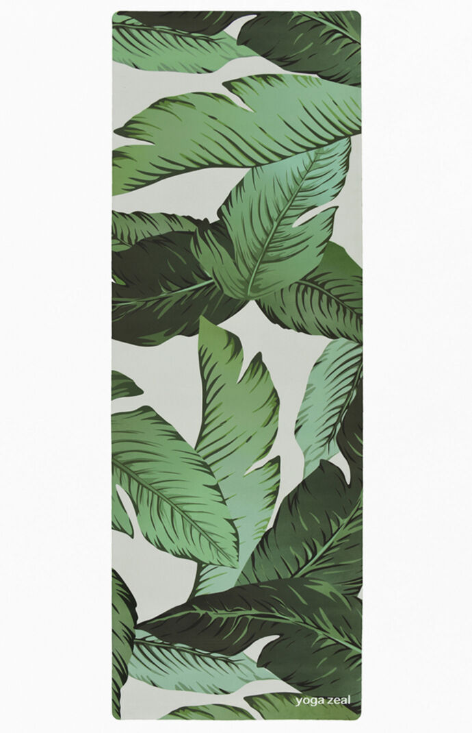 Tropical Banana Leaf Yoga Mat
