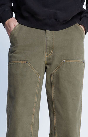 Duck Canvas Contrast Stitch Carpenter Pants image number 2