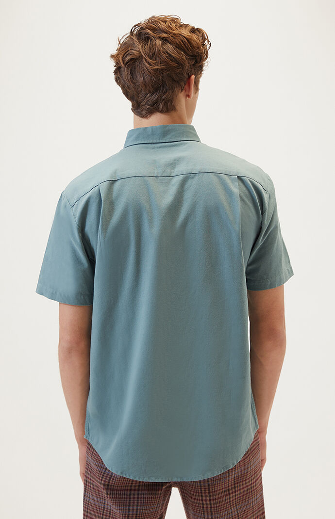 Oxford Charter Short Sleeve Button Up Shirt