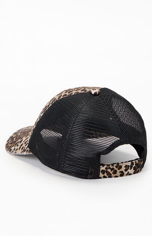 Leopard Trucker Hat image number 3