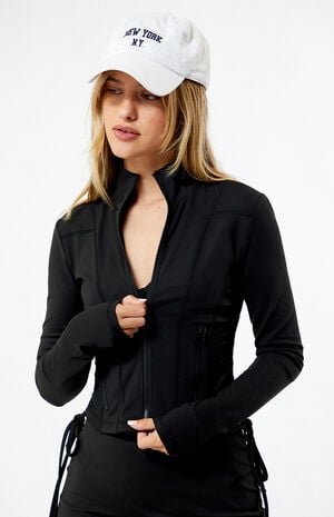 PAC WHISPER Active Black Cinched Free Form Jacket