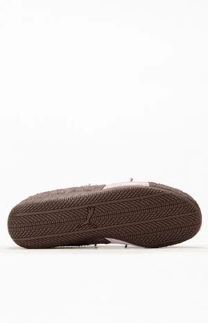 Women's Brown Speedcat Brushed Luxe Sneakers image number 4