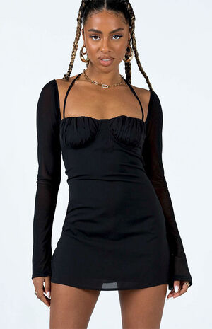 Dyer Sheer Sleeve Mini Dress image number 1