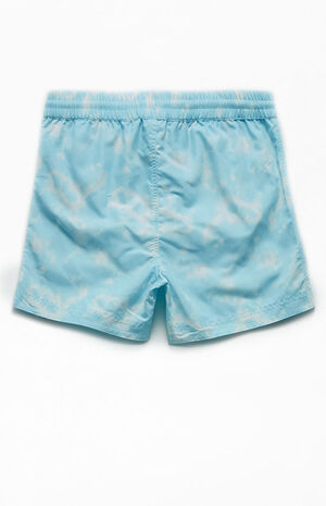 Cloud Tie Dye 15" Swim Trunks image number 2