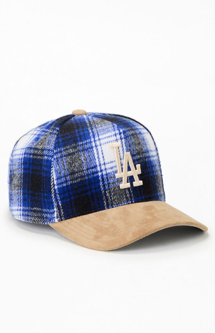 Mitchell & Ness MLB Plaid LA Dodgers 100th Anniversary Pro Snapback Hat
