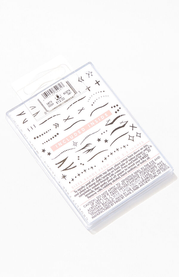 Temporary Face Tattoo Pack