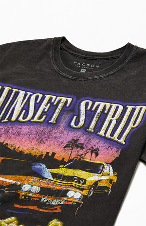 Sunset Stripe Vintage T-Shirt image number 6