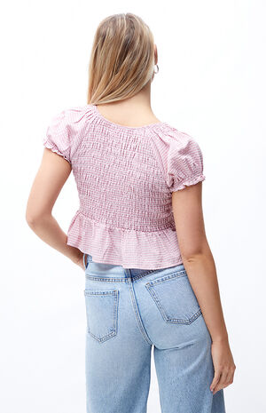 V-Neck Babydoll Top image number 3