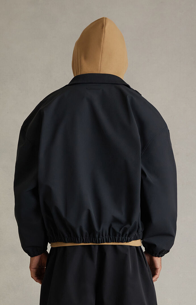 Fear of God ESSENTIALS Vintage Black Signature Full Zip Track