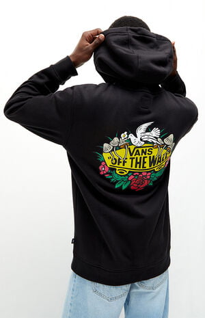 vans off the wall black hoodie