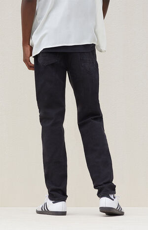 Slim Black Comfort Stretch Jeans image number 4