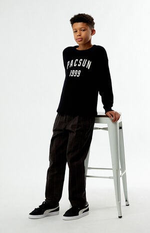 Plaid Baggy Trousers image number 1