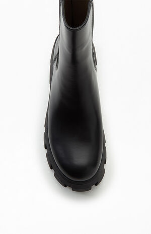 Women's Black Ana Platform Boots image number 5