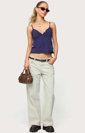 Petite Raelynn Washed Low Rise Jeans image number 5